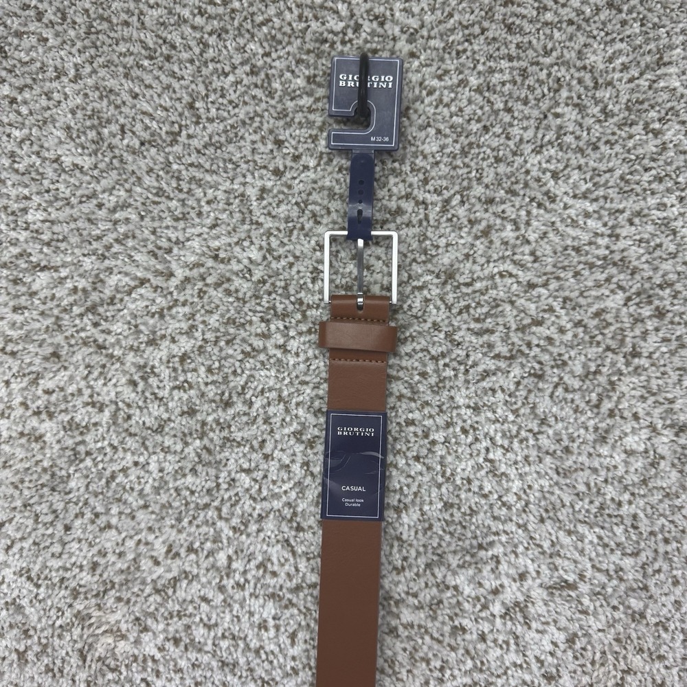 NEW Giorgio Brutini Belt Men's Size Medium 32-36 Durable Brown Casual Look Prep